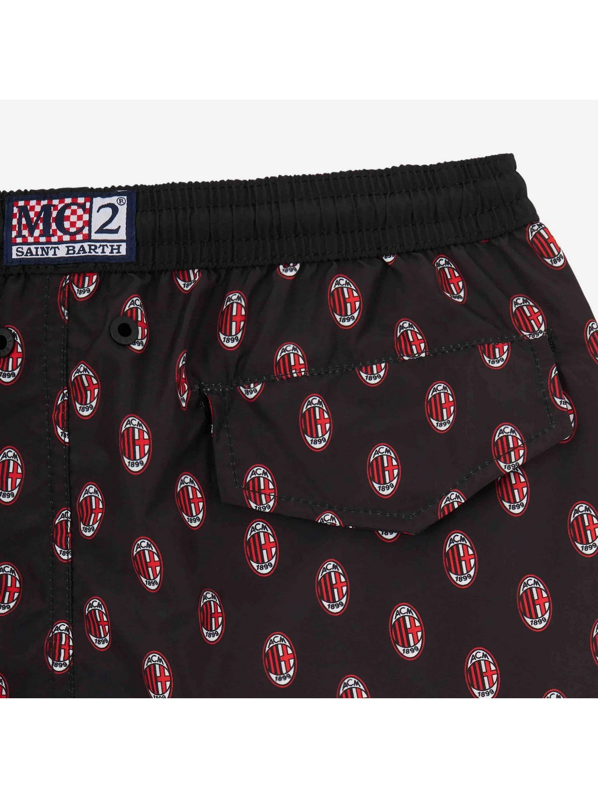 MC2 SAINT BARTH Costume da bagno Uomo Pantaloncino LIGHTING MICRO 06216D Nero gioboutiqueweb