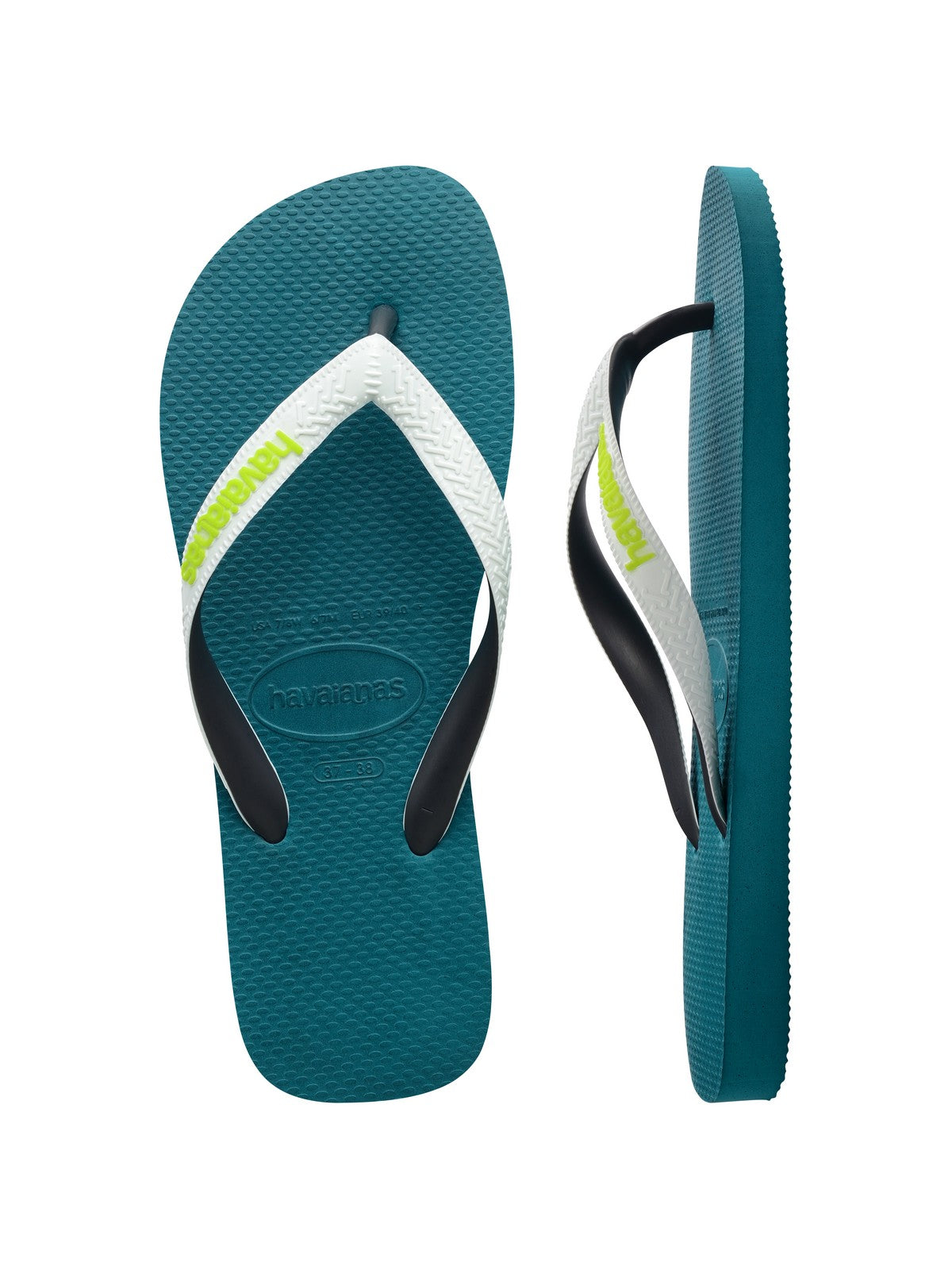 HAVAIANAS Tongs pour hommes Hav. top mélange 4115549.1832 vert