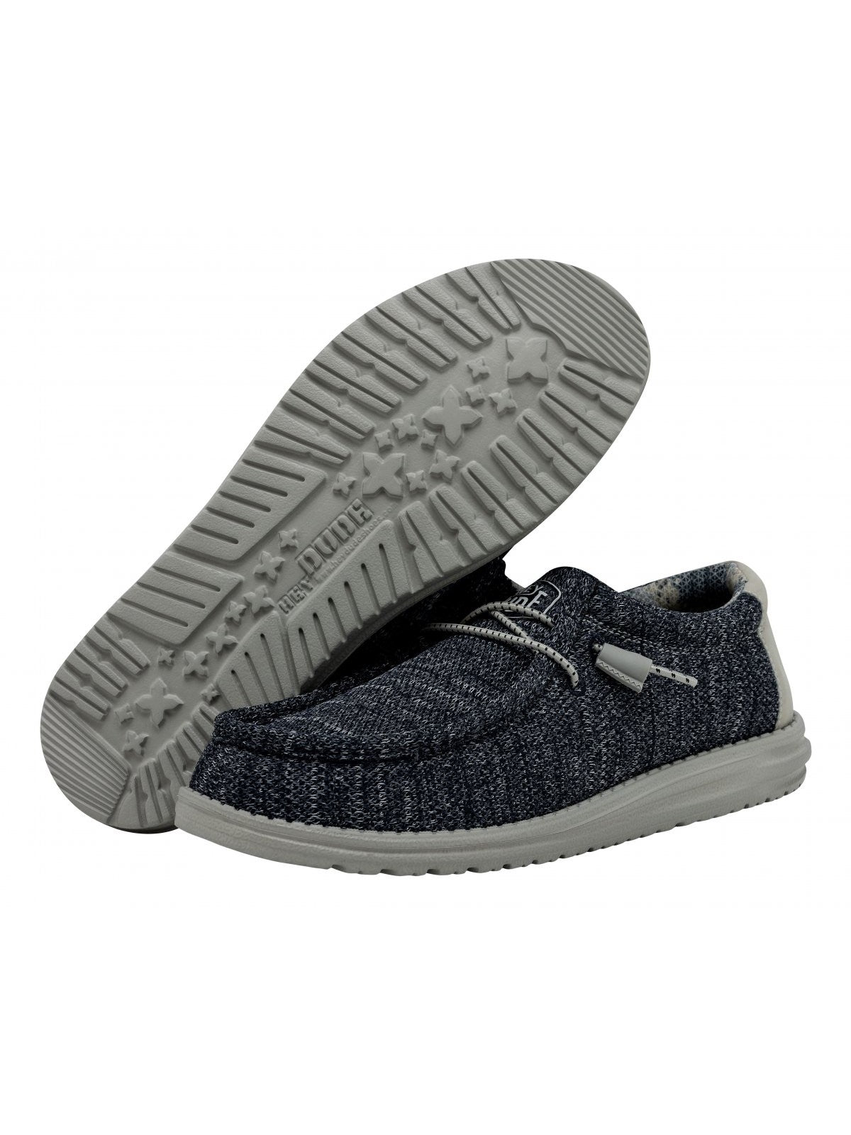 DUDE Mocassin Homme Wally sox HD.40019 4ML Bleu