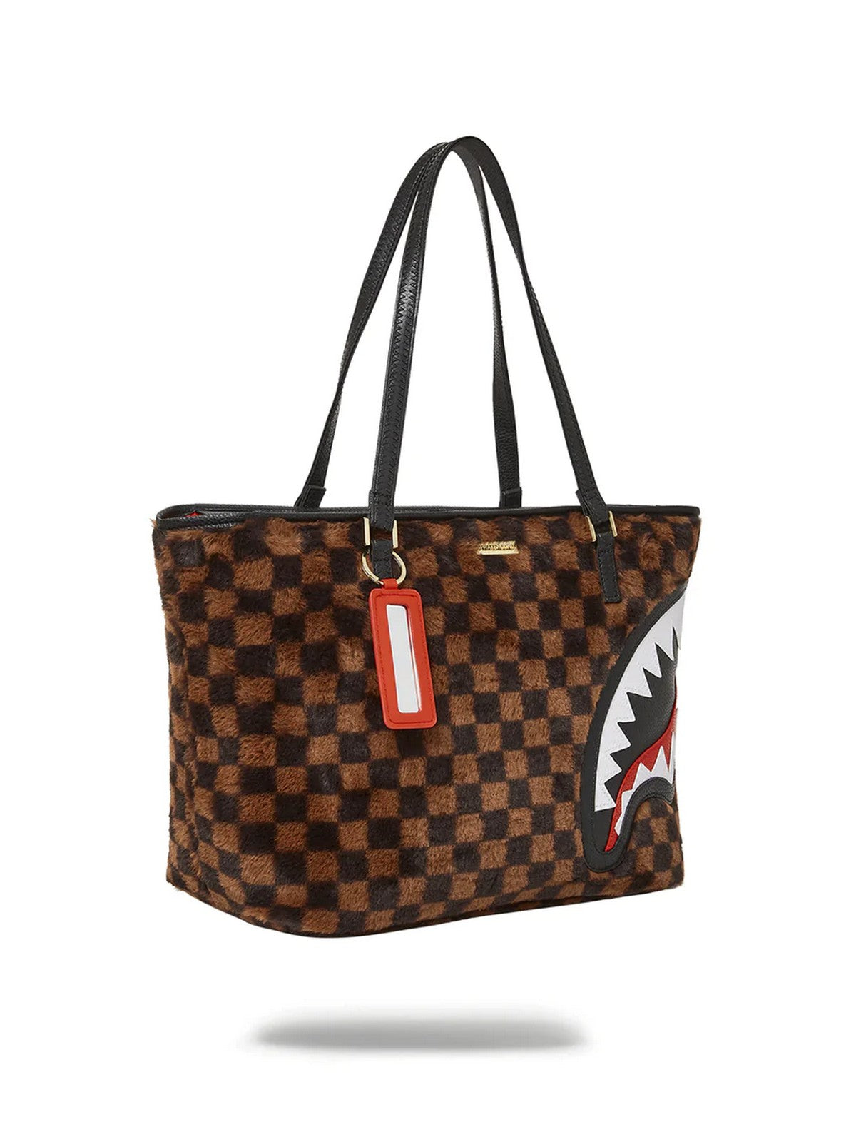 SPRAYGROUND Tiburón de piel de bolso de mujer en París 910T4935NSZ BROWN