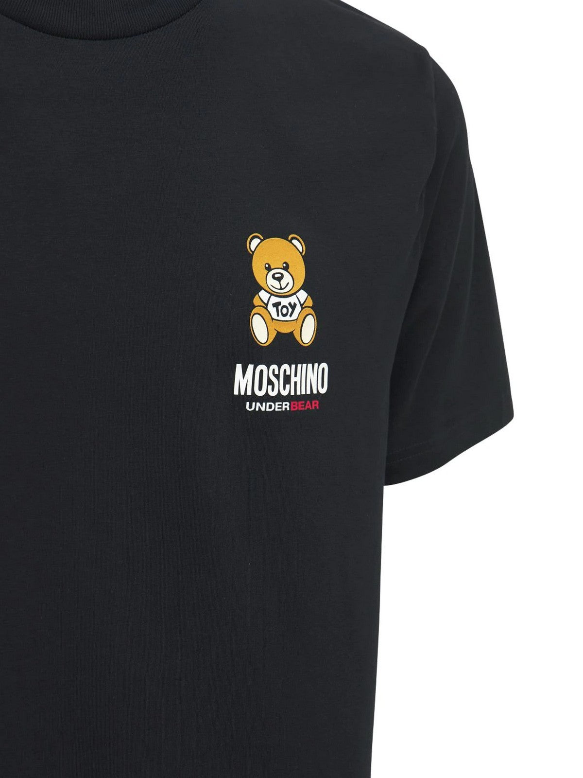 MOSCHINO UNDERWEAR T-Shirt e Polo Uomo  V1A0784 4410 0555 Nero