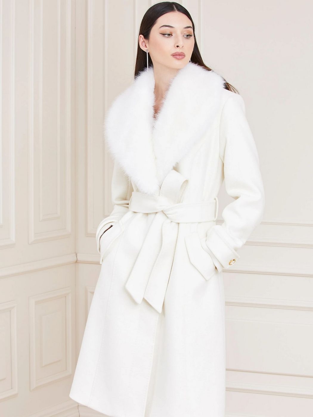 MARCIANO Cappotto Donna  2BGL01 1799Z G1CR Bianco