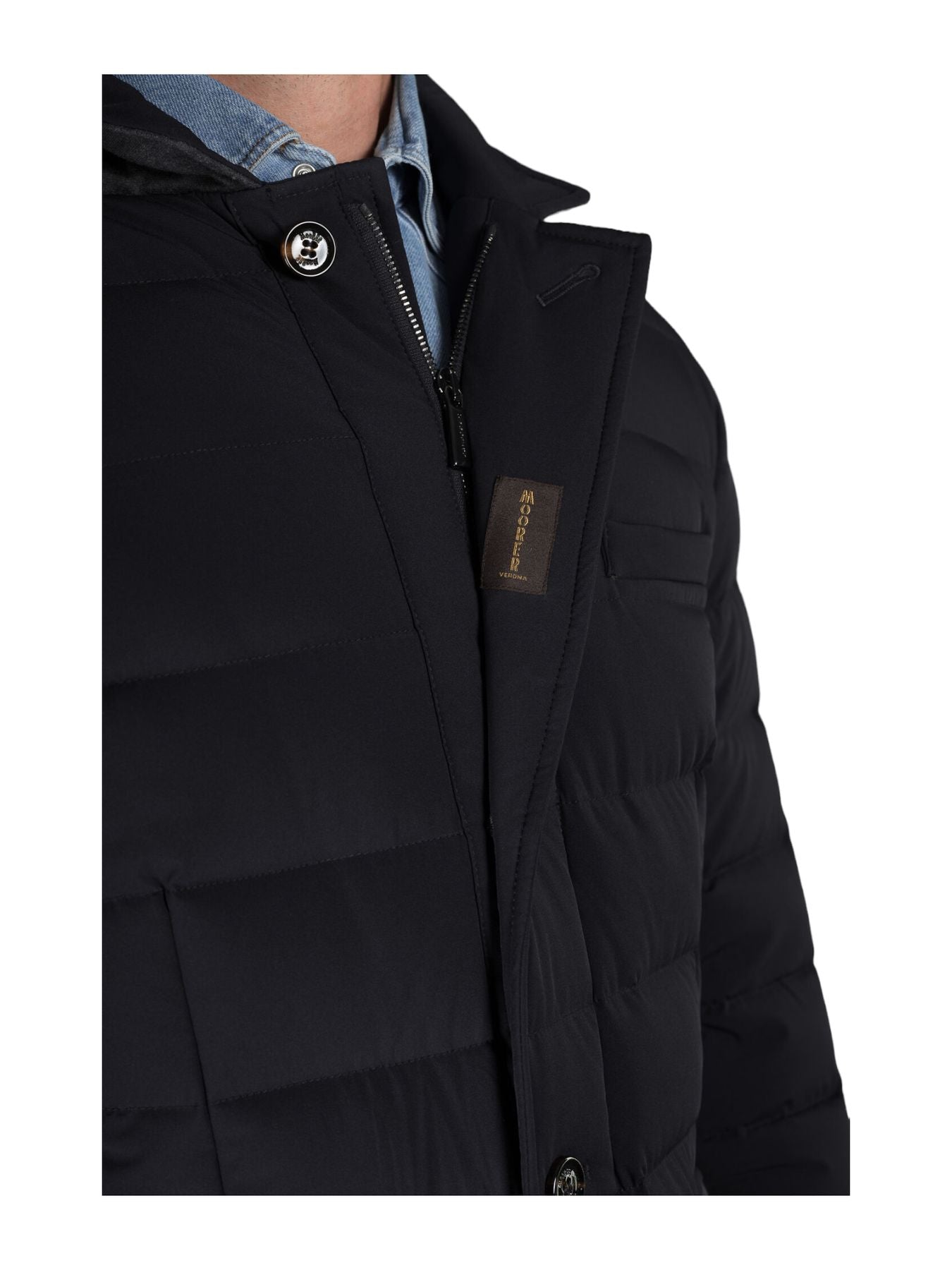 Veste de Moorer pour hommes Zayn-Kn Mougi100307 U0402 Bleu