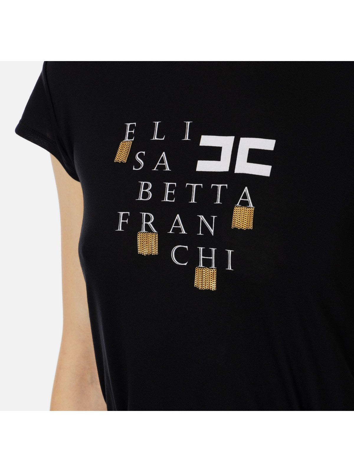 ELISABETTA FRANCHI T-Shirt e Polo Donna  MA00841E2 110 Nero