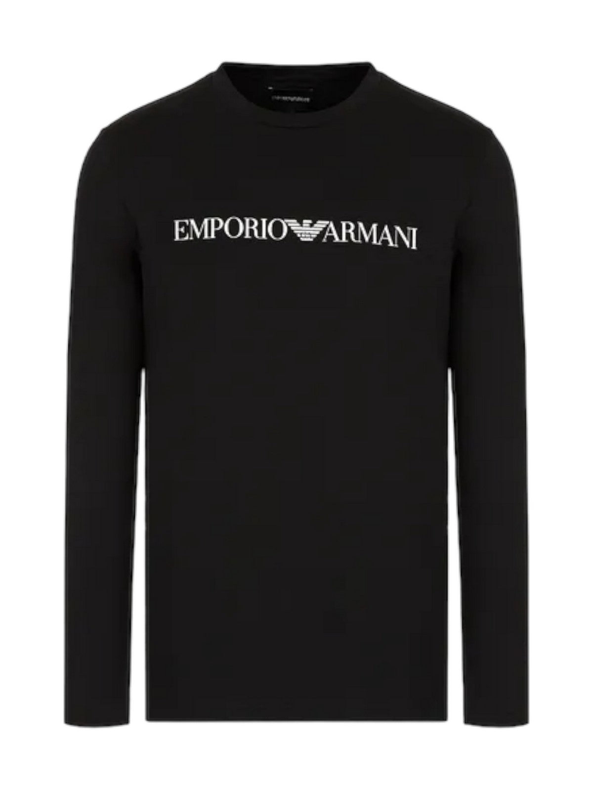 T-shirt Emporio Armani i słup męski 8n1tn8 1jpzz 0021 czarny