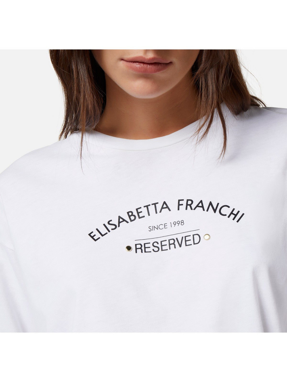 ELISABETTA FRANCHI T-Shirt e Polo Donna  MA02341E2 270 Bianco