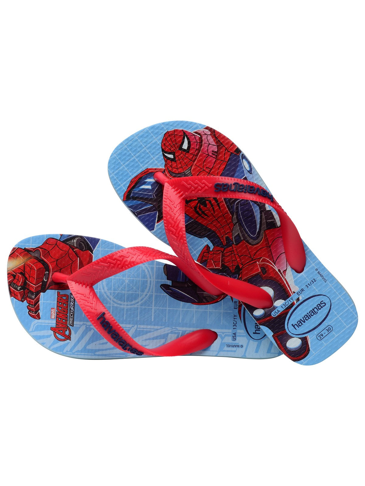 HAVAIANAS Infradito Bambini e ragazzi Hav. Kids Marvel II 4148300.2404 Blu gioboutiqueweb