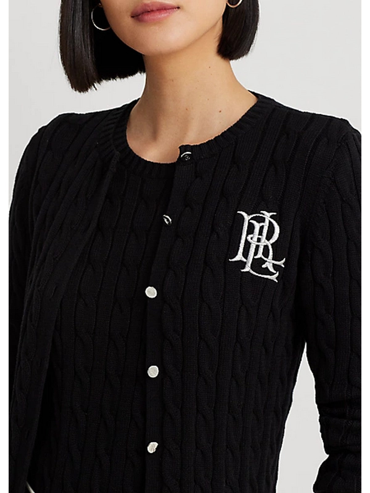 Lauren Ralph Lauren Cardigan Woman 200932225 003 Black