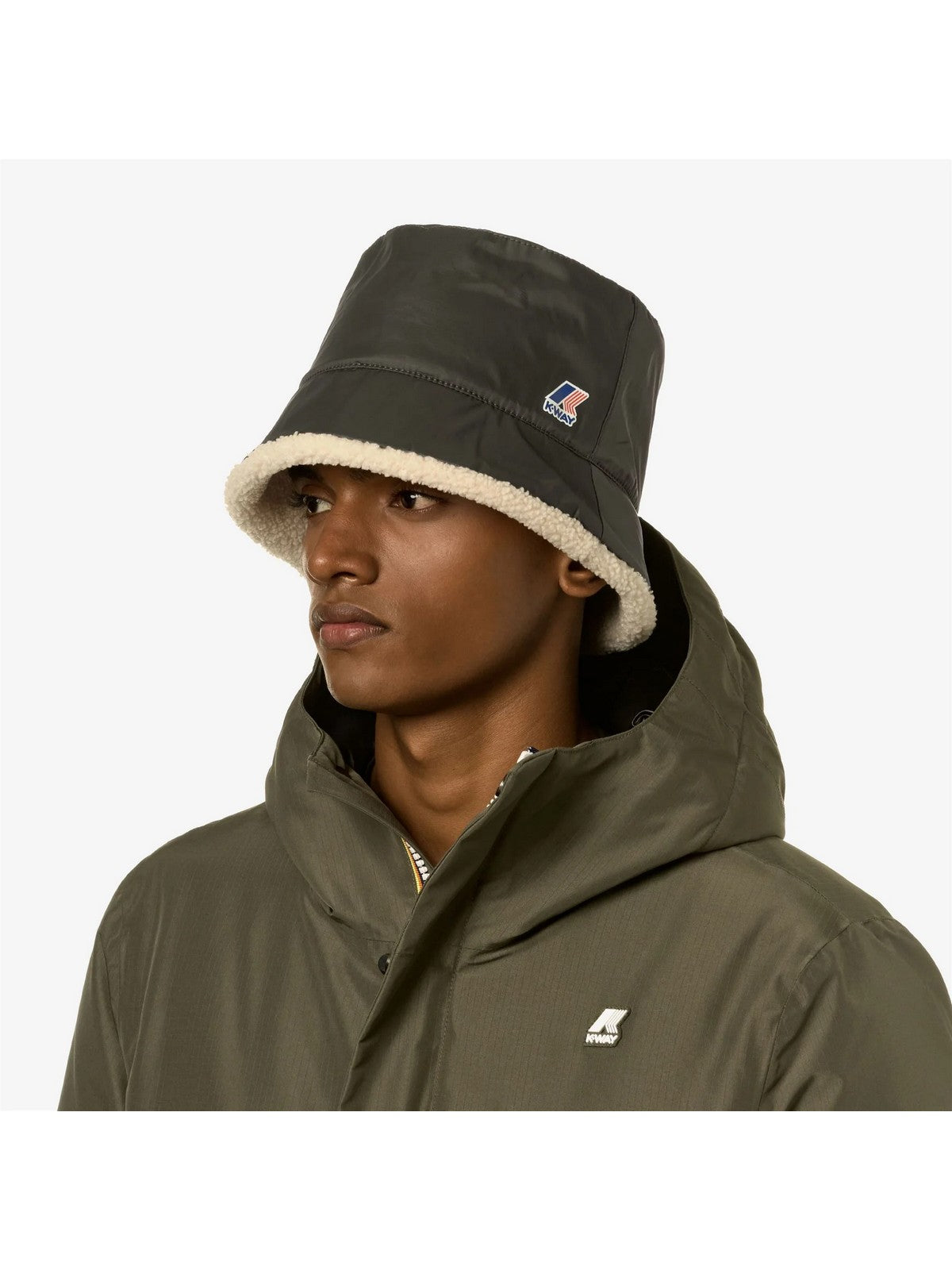 Pochette "Nimes" K-Way Verde – Alfredo Ponticelli