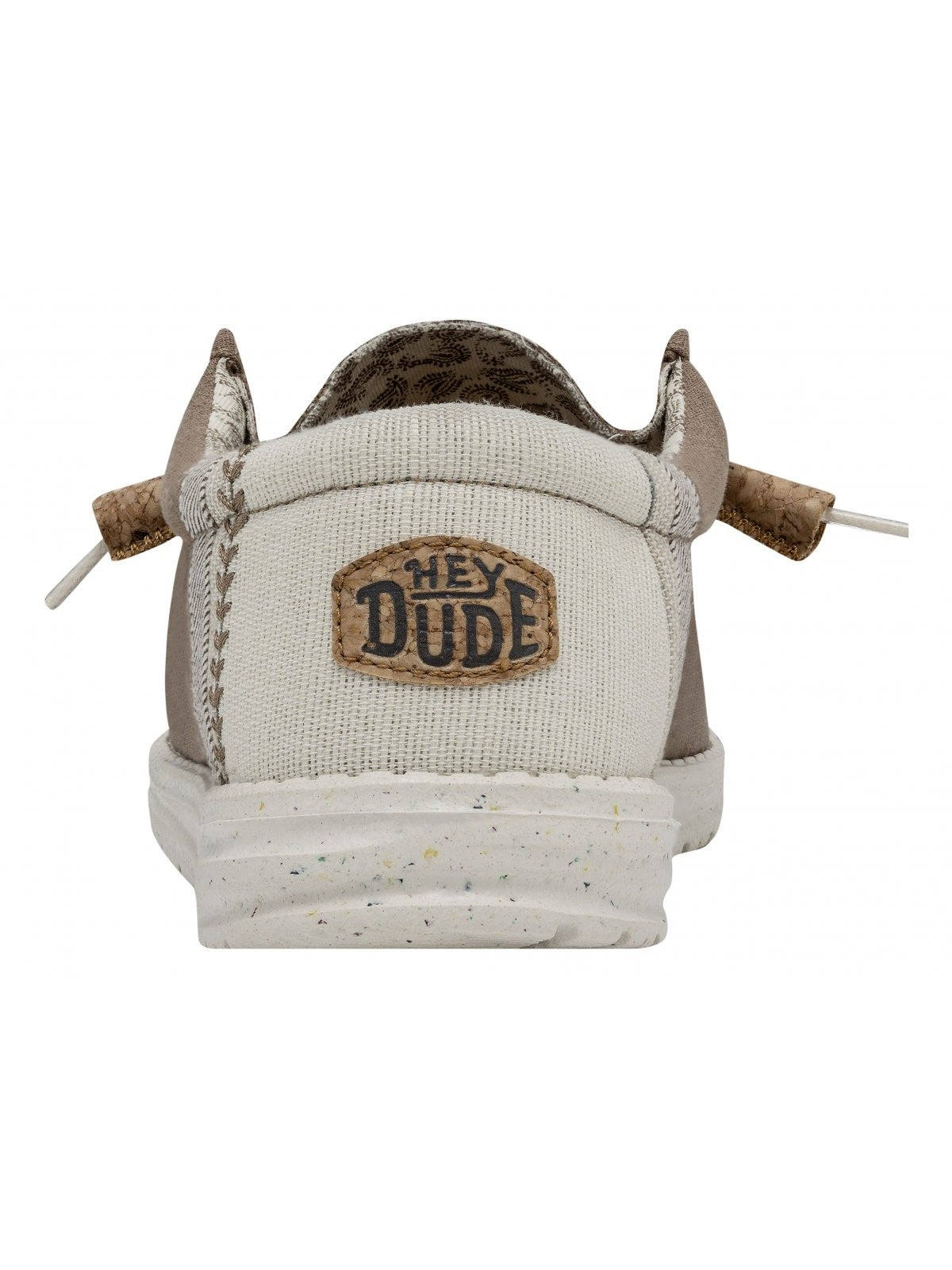 Dude Moccasino Man Wally Linen Natural HD.40015 0Y8 Brown