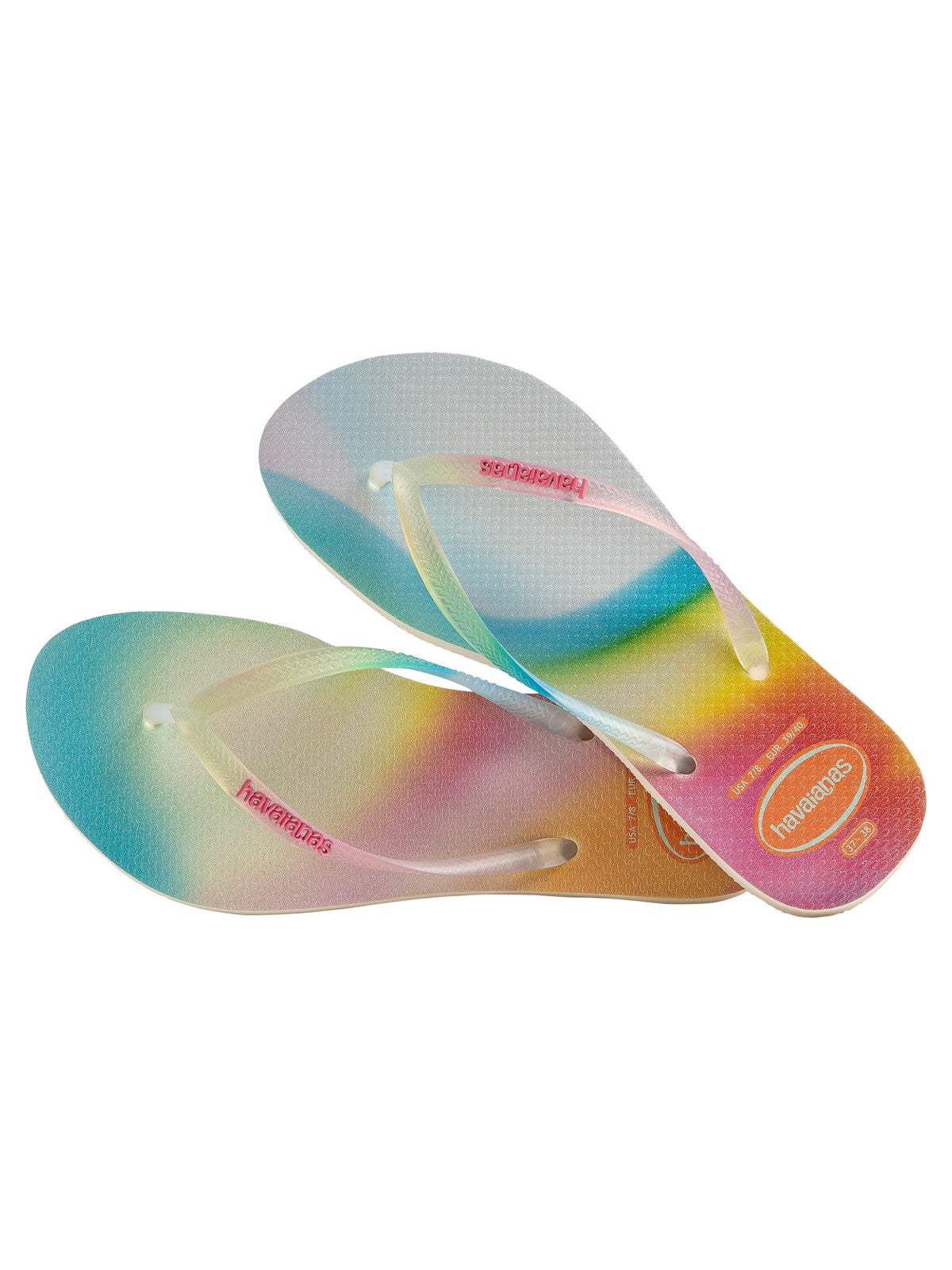 Havaianas Ciabatta Donna Hav. Slim Metallic Rainbow 4148256.0121 beige