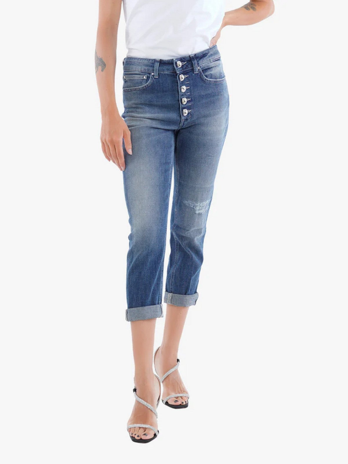 DONDUP Jeans Donna Koons gioiello DP268B DS0229D GE9 800 Blu