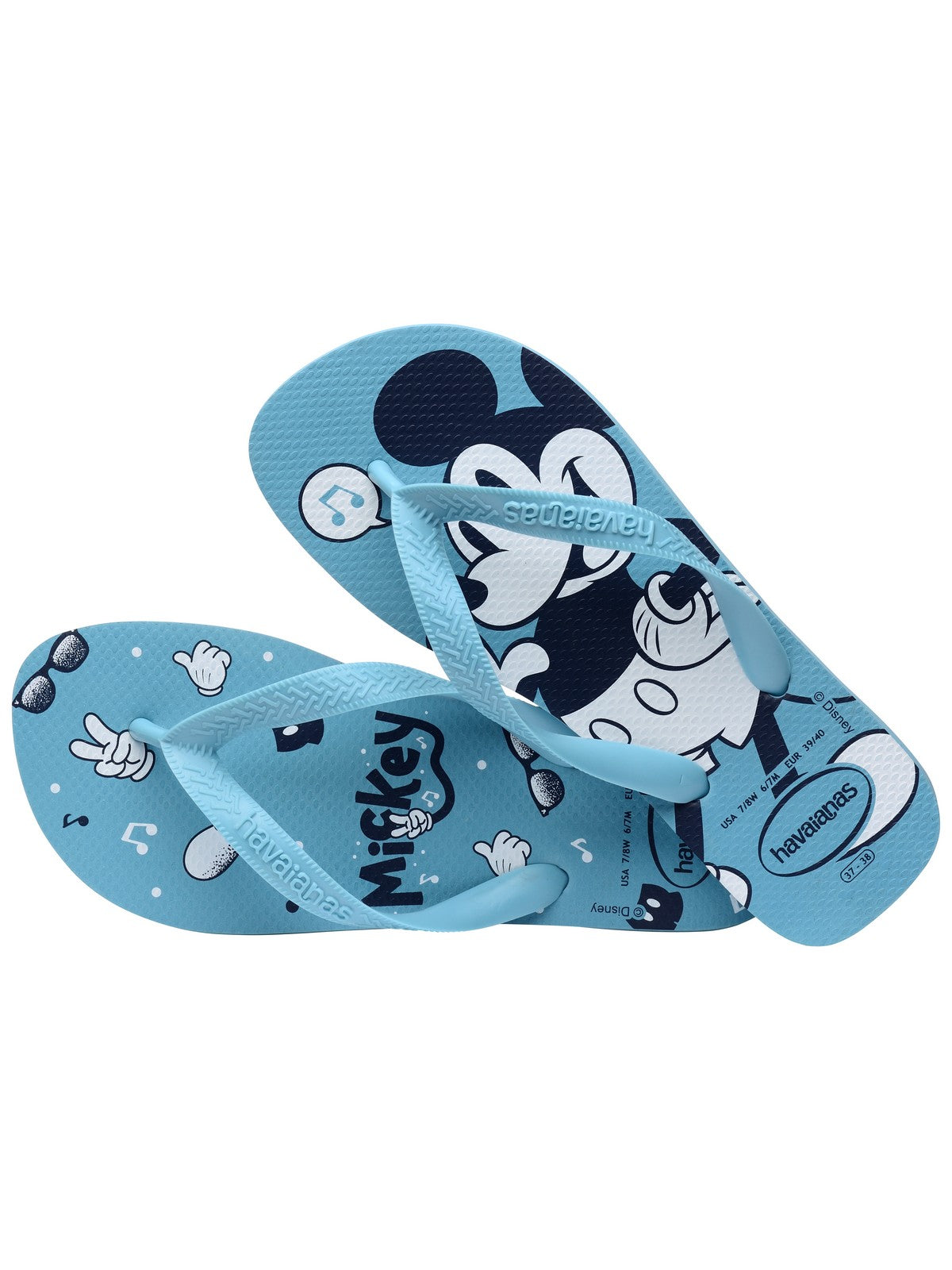 Havaianas tongs les tongs des enfants et des garçons Hav. Top Disney Tranquility 4139412.1808 Bleu