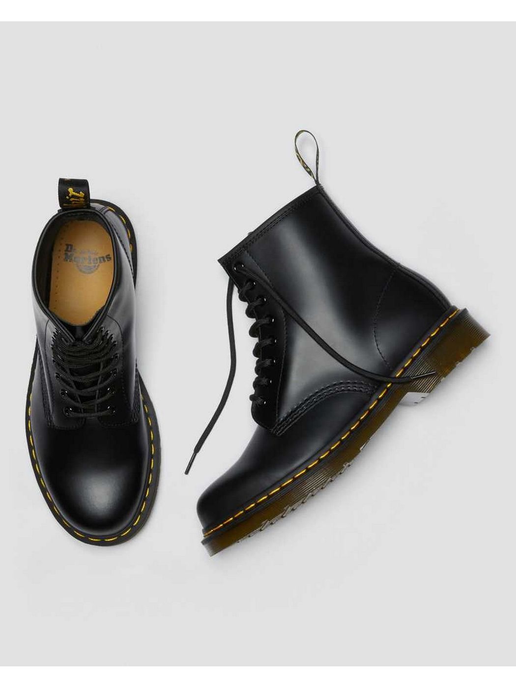 Dr. Buty Martens i dorosłe buty unisex 1460 gładkie 11822006 Czarne