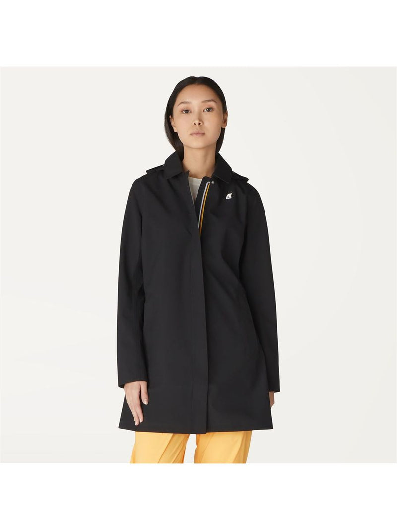 K-WAY Giubbino Donna Mathy bonded jersey K41158W Nero