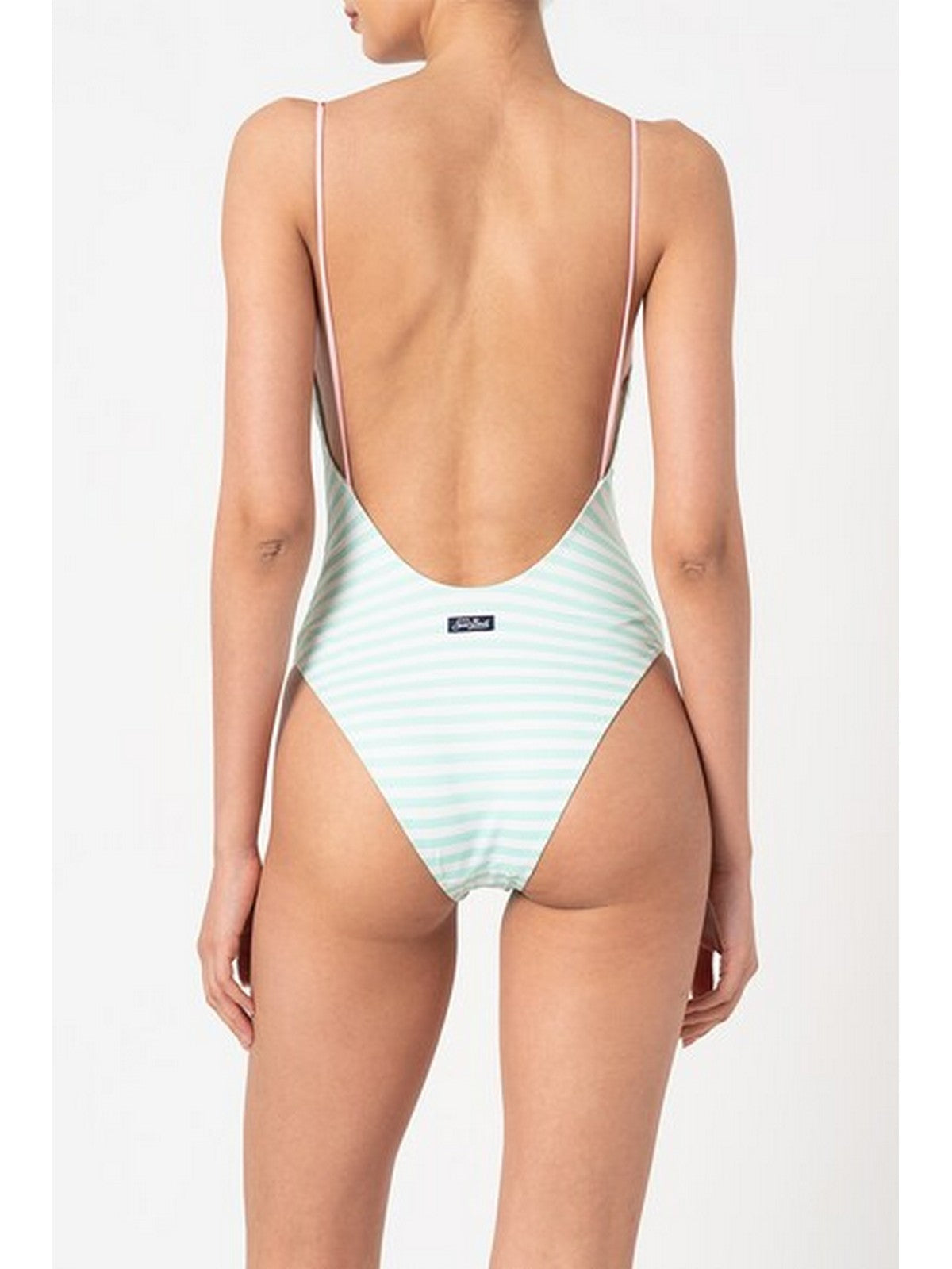 MC2 SAINT BARTH Costume da bagno Donna Monokini CECILLE ESVL72 Verde gioboutiqueweb