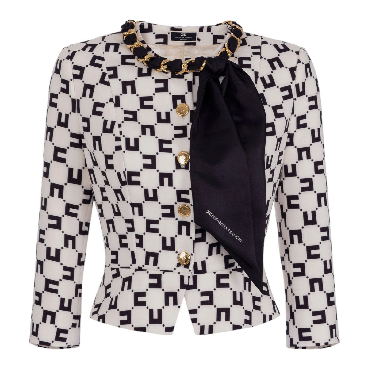ELISABETTA FRANCHI Giacca Donna GIS7041E2 E84 Avorio