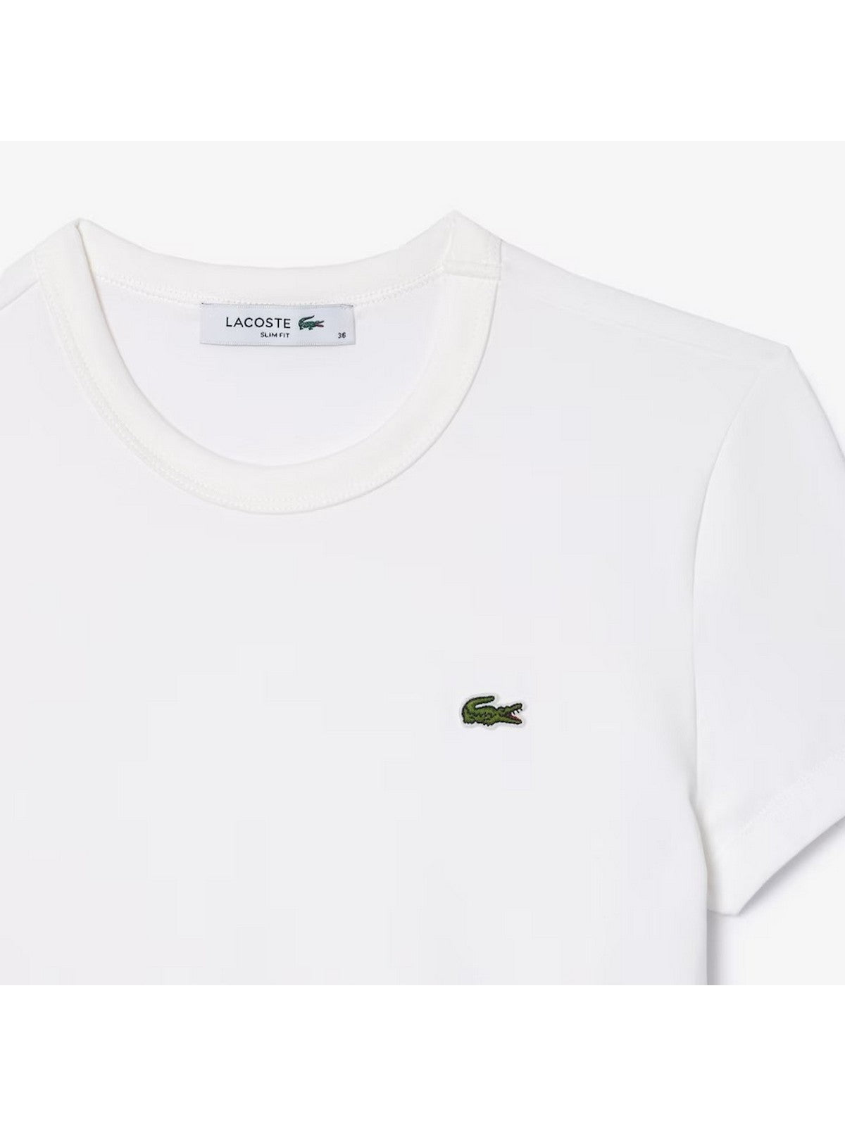 LACOSTE T-Shirt e Polo Donna  TF7218 001 Bianco
