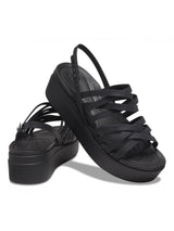 CROCS Sandalo Donna Brooklyn strappy low 206751 001 Nero