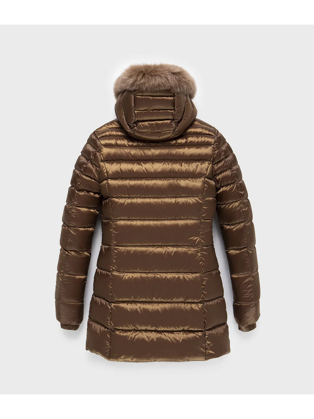REFRIGIWEAR Piumino Donna Long mead fur jacket W98101 RA0035 H05560 Marrone