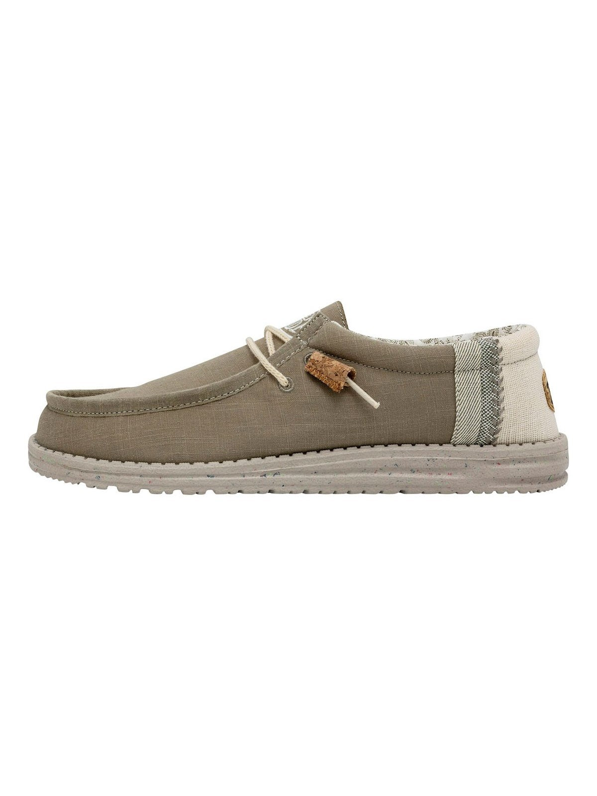 DUDE Mocassin Homme Wally lin naturel HD.40015 3VG Vert