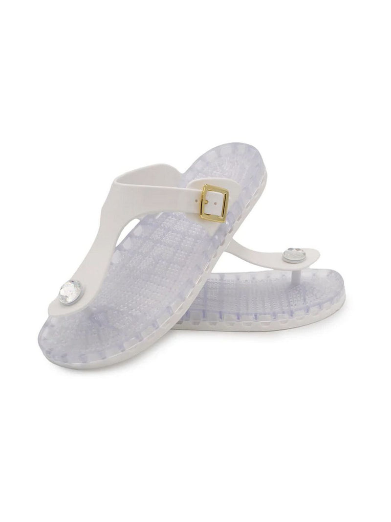 SENSI Ciabatta Donna Taormina flamingo 4050/FL 002 Bianco