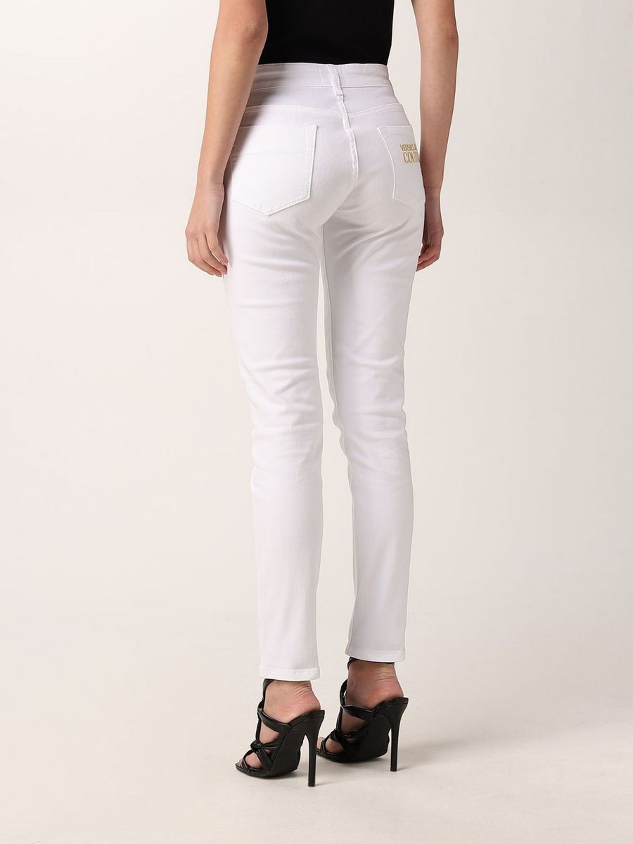 VERSACE JEANS COUTURE Pantalone Donna  72HAB5S4 CEW01 Bianco
