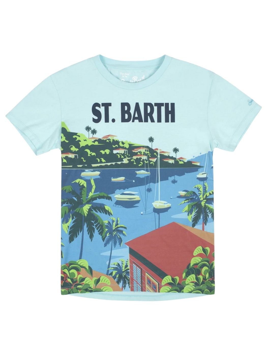 MC2 SAINT BARTH T-Shirt e Polo Donna  EMILIE 00715B Blu