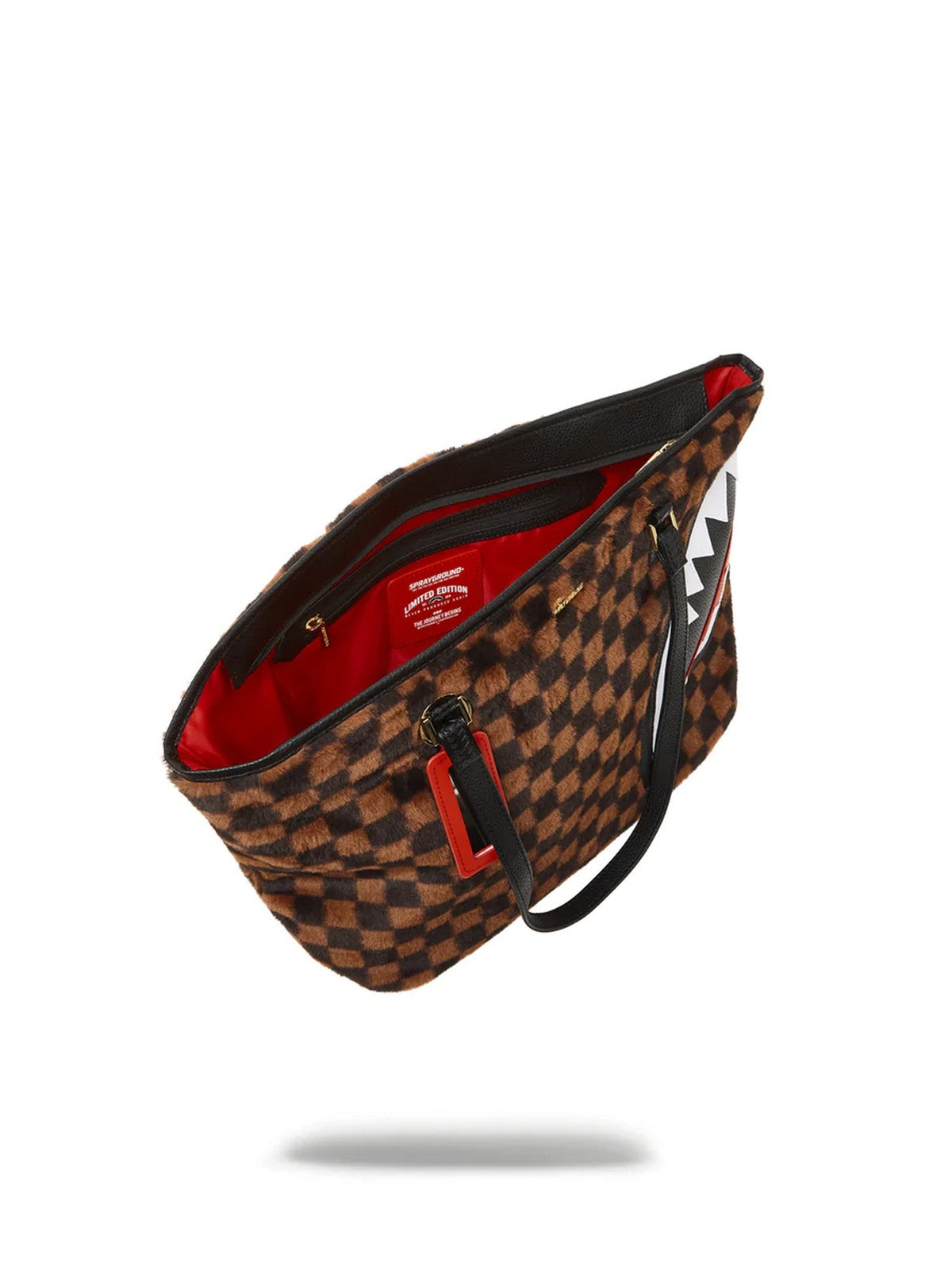 SPRAYGROUND Tiburón de piel de bolso de mujer en París 910T4935NSZ BROWN